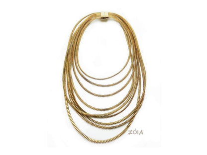 Halsketting Ziper metal