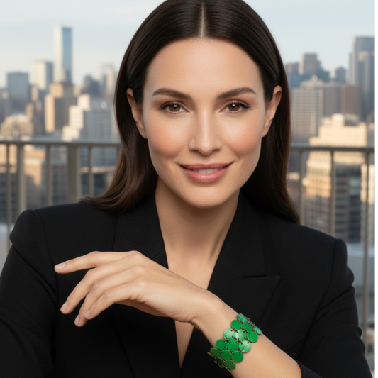 BZOIA Armband Malha Redondo Paete Caps armband van handgemaakte gerecyclede koffiecapsules