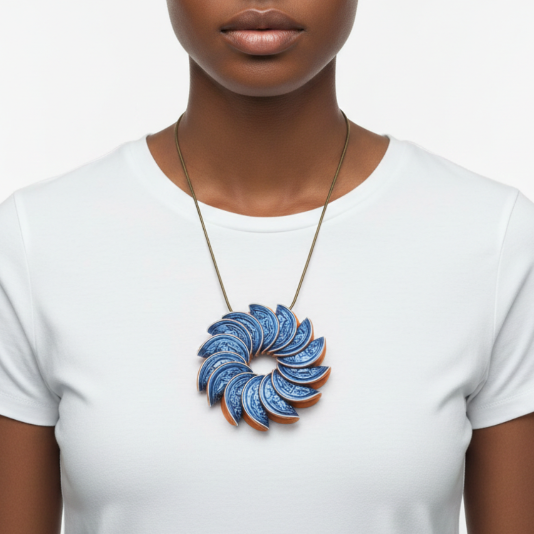 bZOIA Halsketting Mandala Flor Paete – Handgemaakte Design