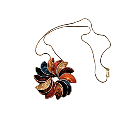 bZOIA Halsketting Mandala Flor Paete – Handgemaakte Design